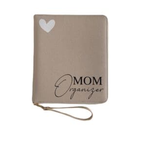 Organizer Personalisiert beige mit Herz und Mom Organizer