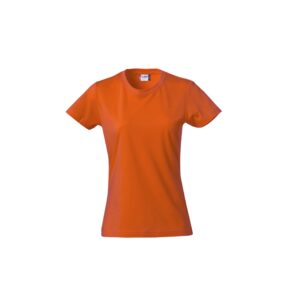 Basic-T-shirt Women CLIQUE schwarz§Basic-T-shirt Women CLIQUE blutorange