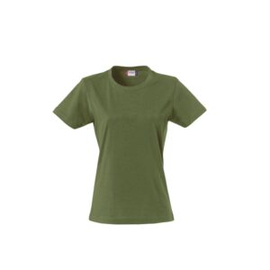 Basic-T-shirt Women CLIQUE Militärgrün