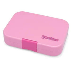 Yumbox power pink geschlosen mit 4 Unterteilungen