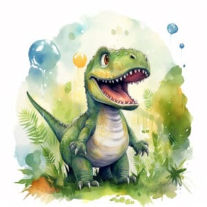 Dino Aquarell 4