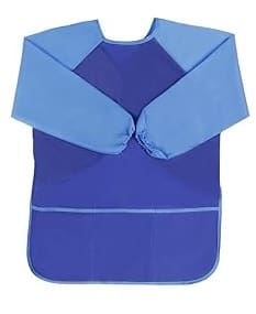 Malschürze für Kinder Blau & personalisierbar