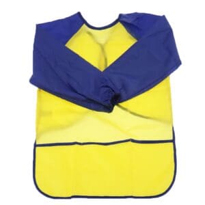 Malschürze Gelb-Blau für Kinder