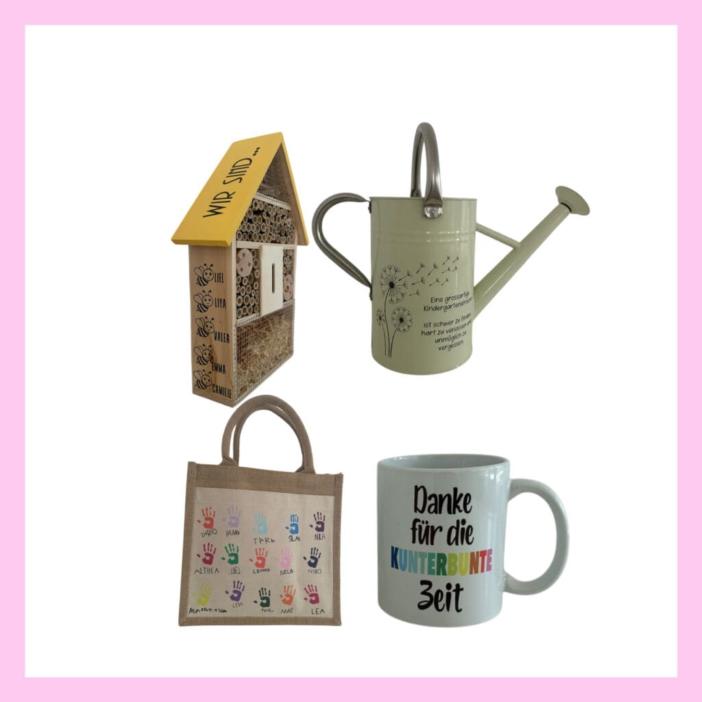 Kategorie Abschiedsgeschenke für Kindergarten / Schule und Spielgruppe