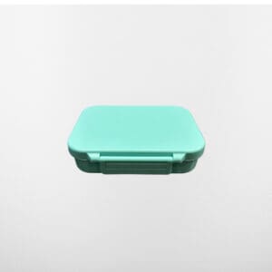 Znünibox Mint mit Trennsteg, personalisierte Lunchbox mit Wunschname, praktische Brotdose für Kindergarten und Schule.