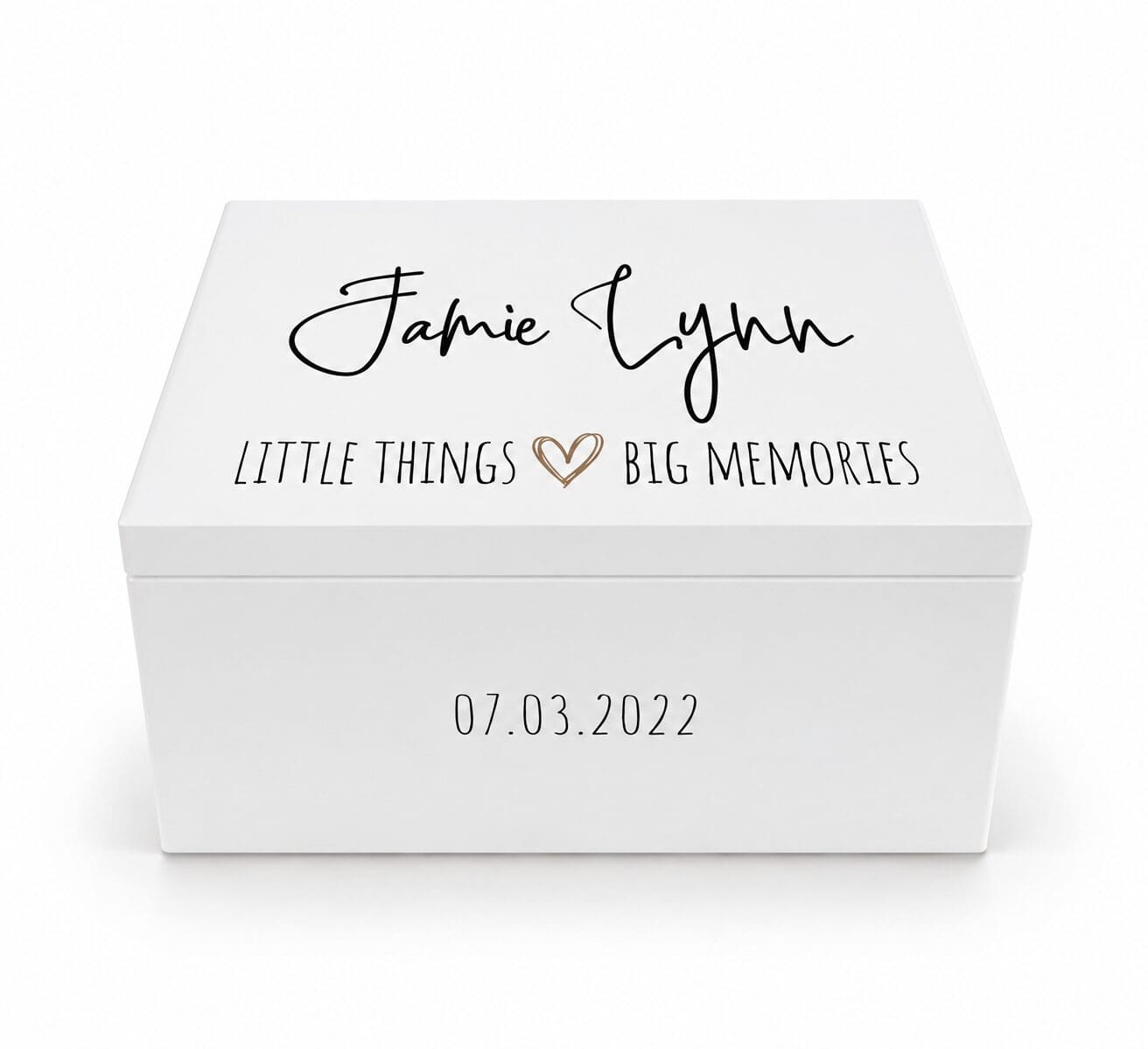 Erinnerungskiste Big Memories personalisiert – Name & Datum